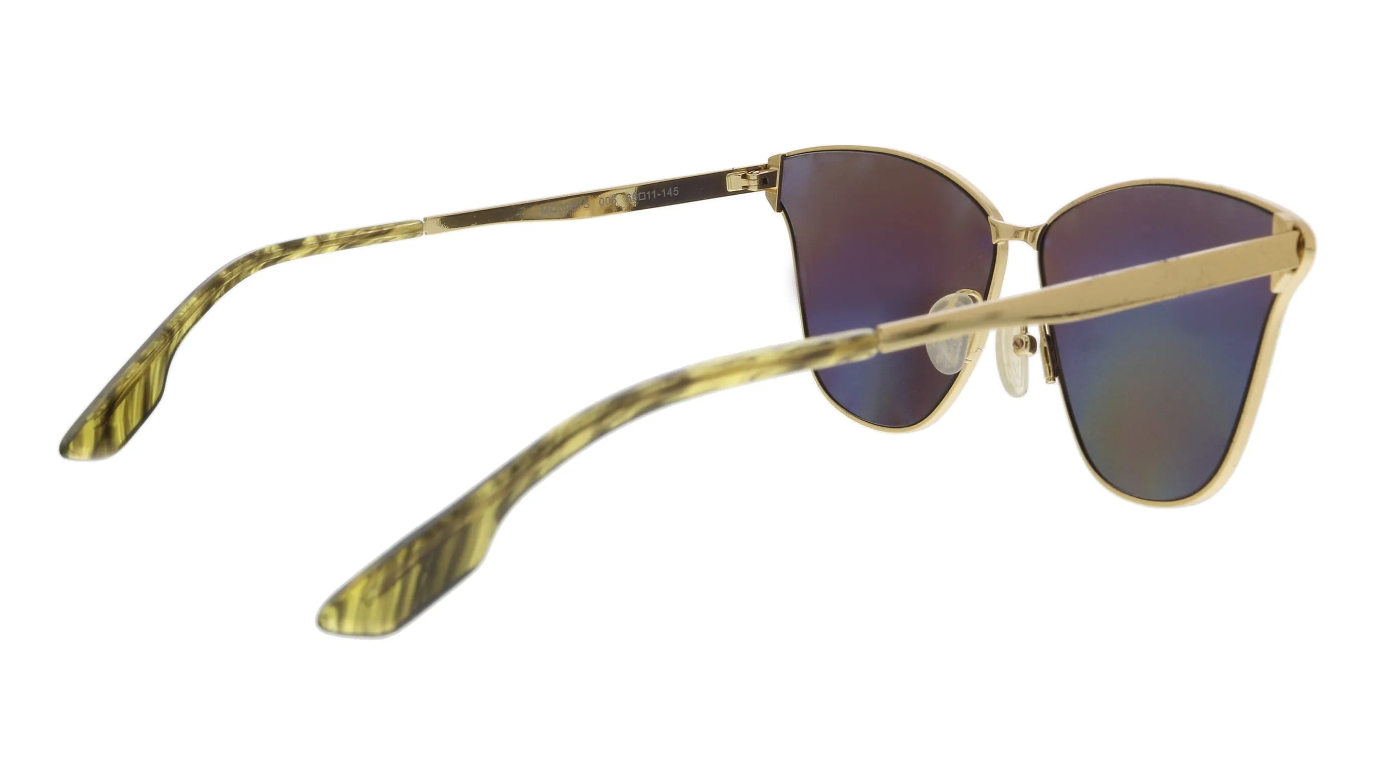 McQ MQ0087S-006 Gold Cateye Sunglasses