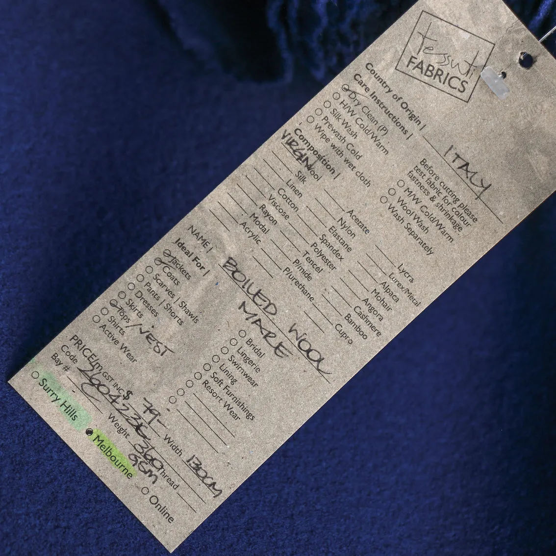 Mediterranean Mare - Boiled Wool