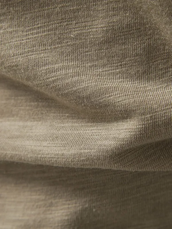 Men's Short Sleeve Solid Henley T-Shirt