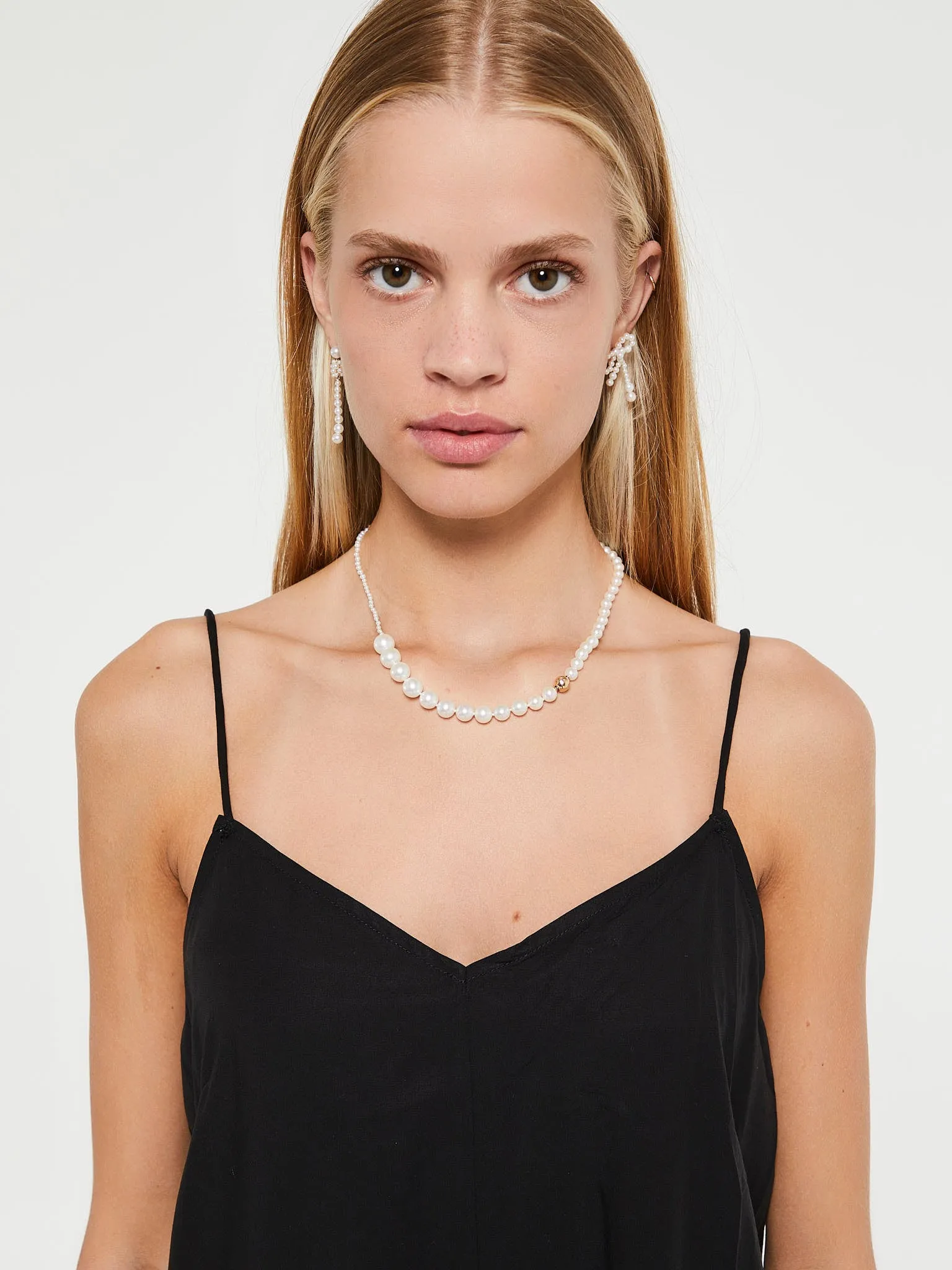 Merci Slip Dress in Black