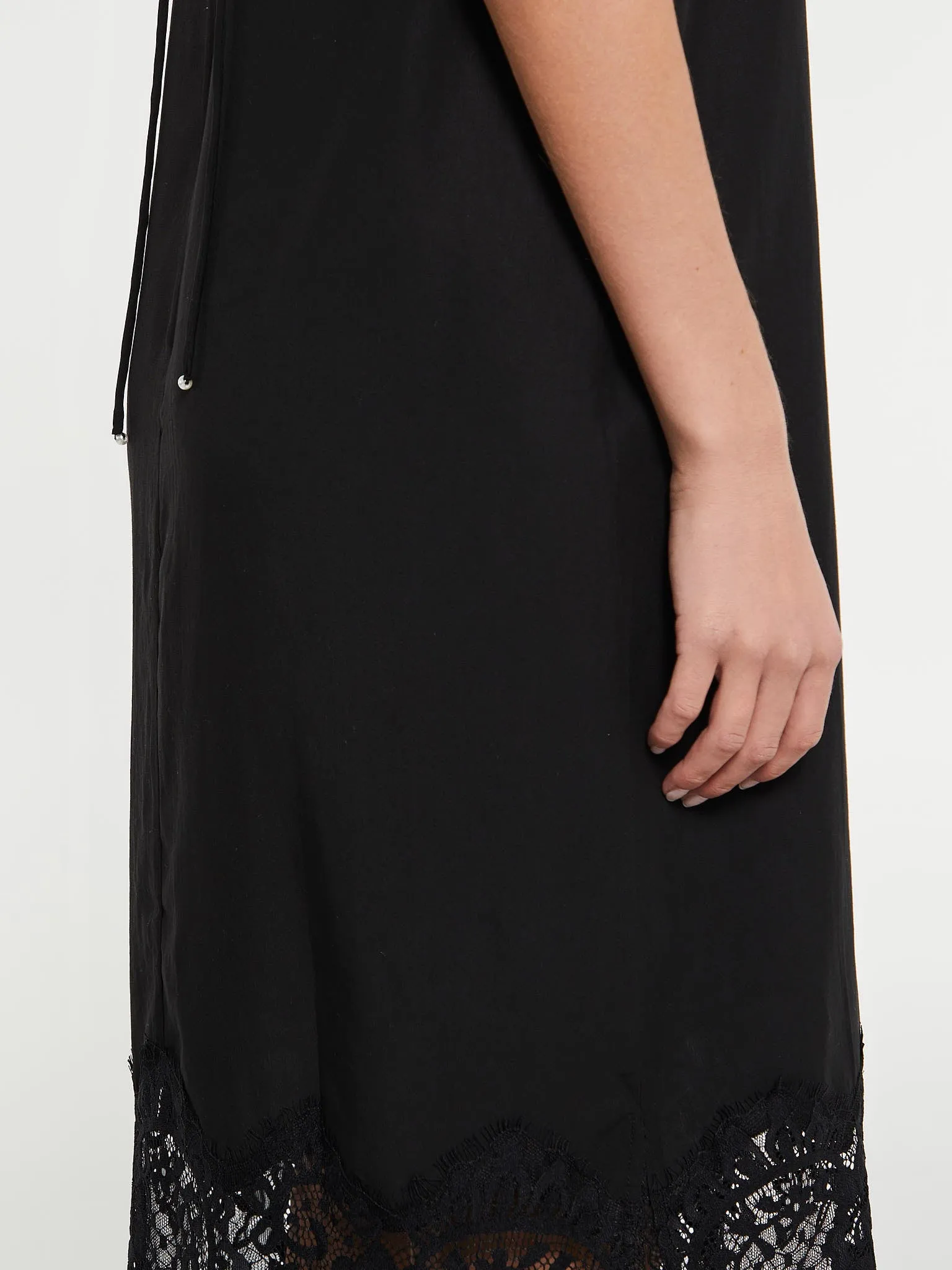 Merci Slip Dress in Black