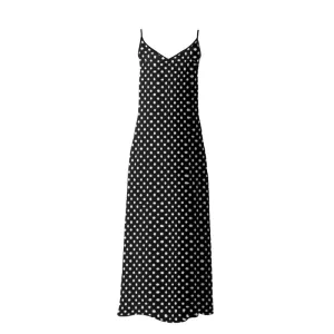 Micro Polka Dot Slip Dress