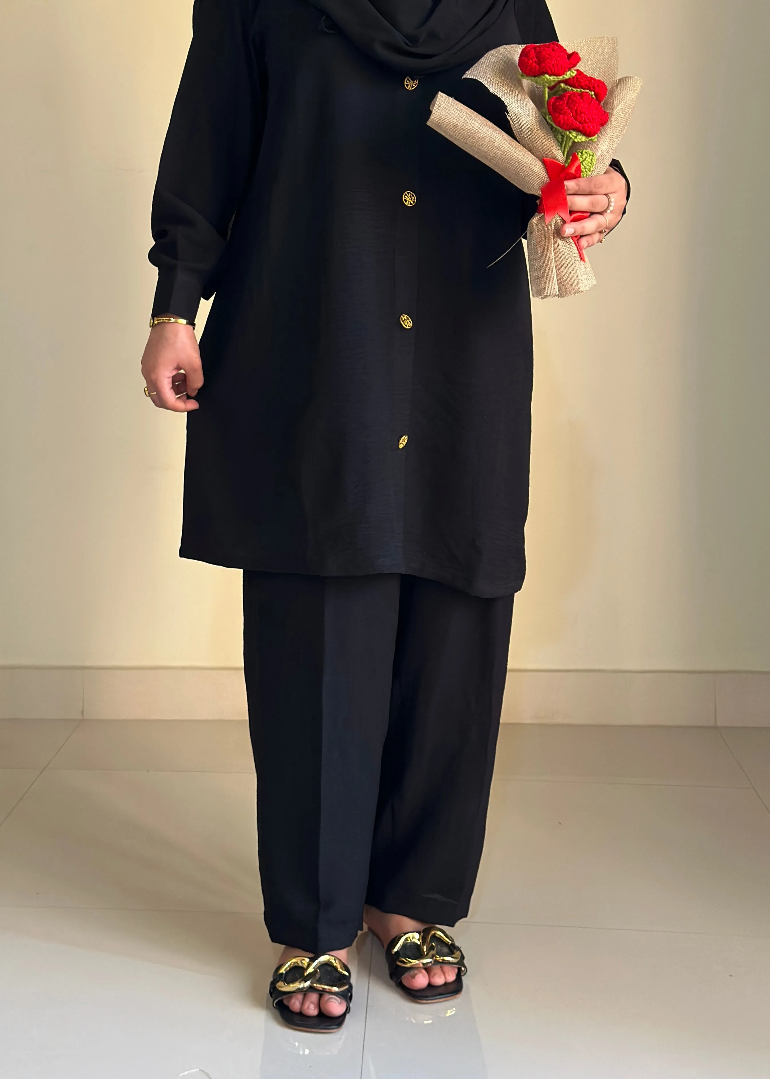 Modest Coord Set- Timeless Black