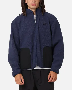 Nike Sherpa Winter Jacket Midnight Navy/Black