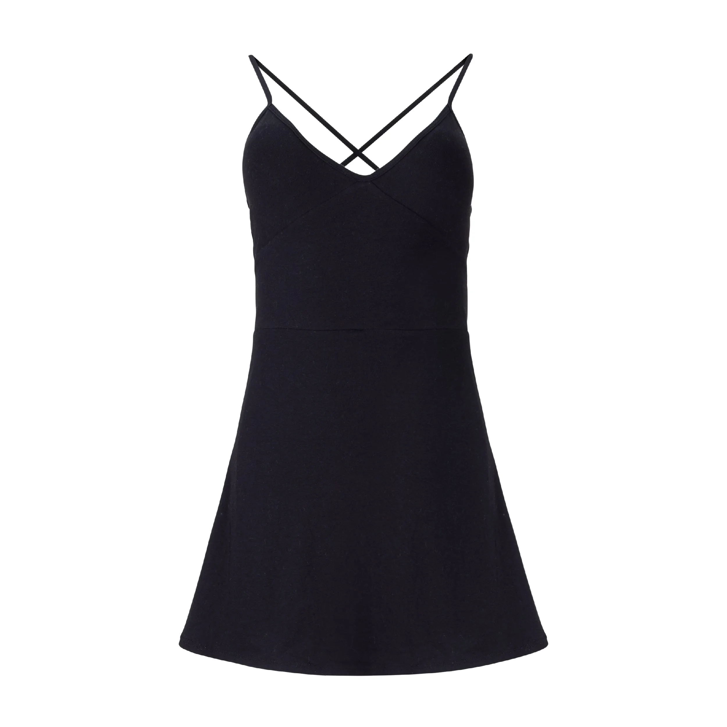 Nova Organic Cotton Sport Dress - Black