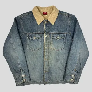 Oakley 00’s Sherpa Lined Denim Jacket - XL