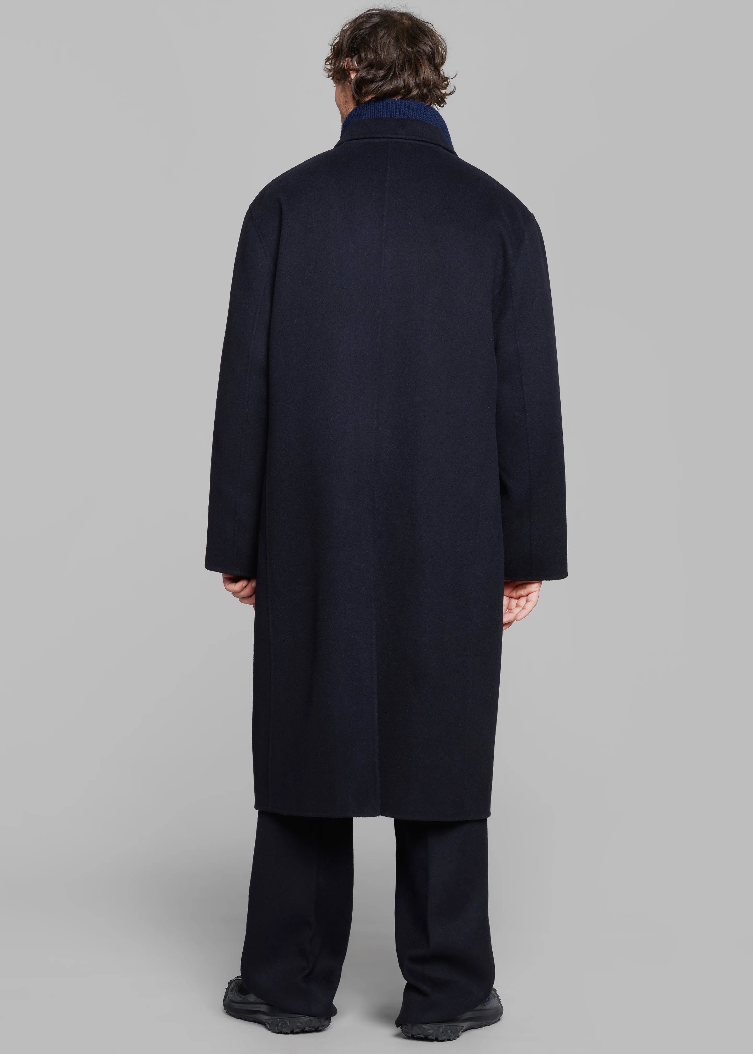 Paxton Wool Coat - Dark Navy