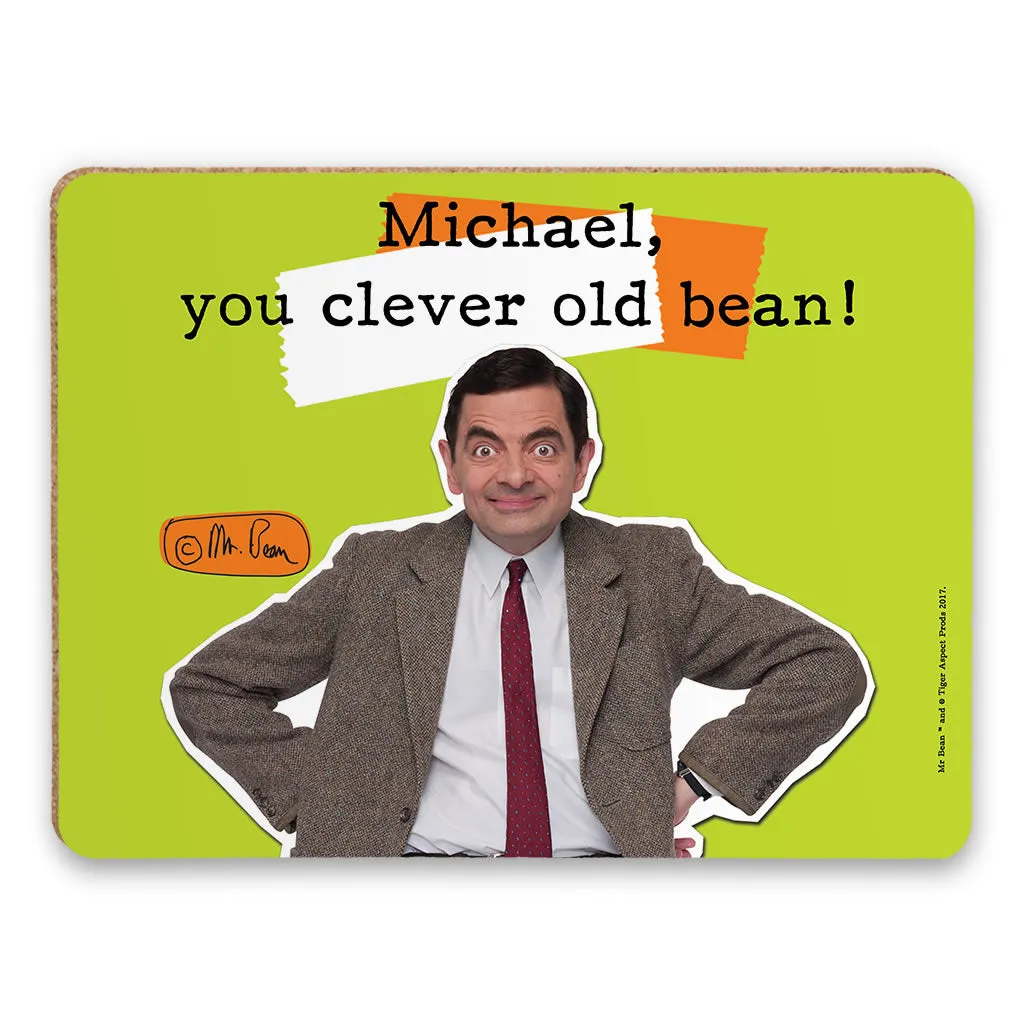 Personalised Clever Old Bean Placemat