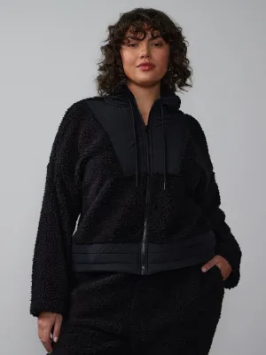 Plus Zip Sherpa Jacket