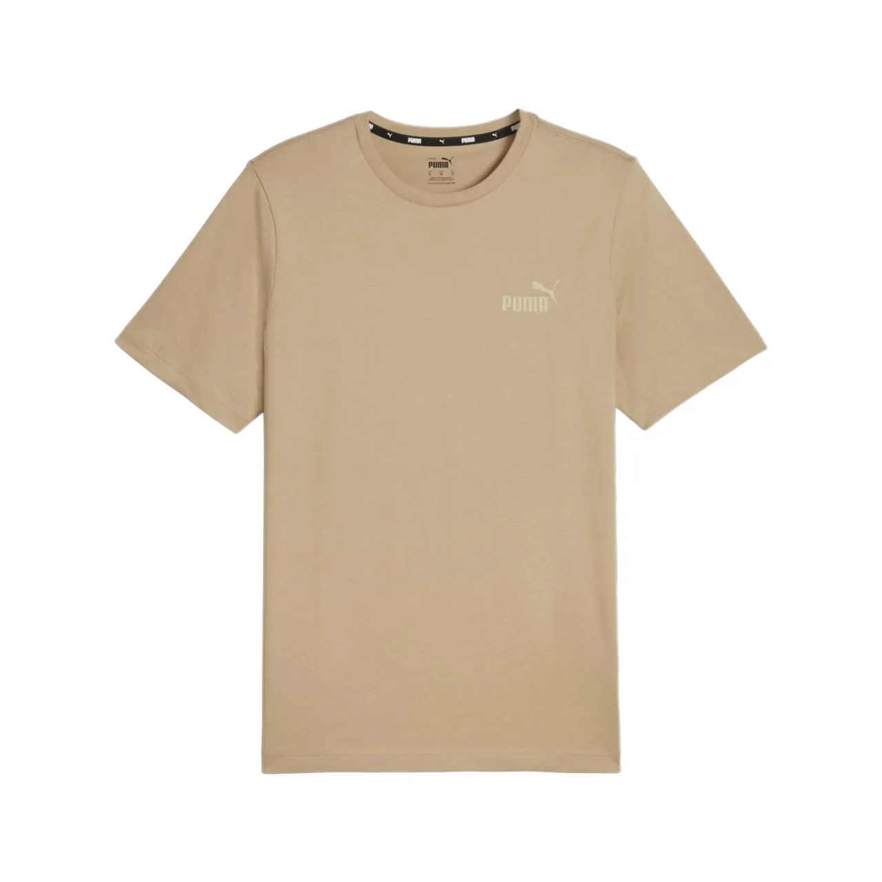 Puma maglietta manica corta da uomo con stampa logo piccolo ESS 586669-78 tortora