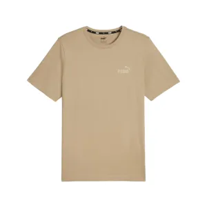 Puma maglietta manica corta da uomo con stampa logo piccolo ESS 586669-78 tortora