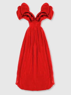 RAQUEL OROZCO Cara Dress - Red