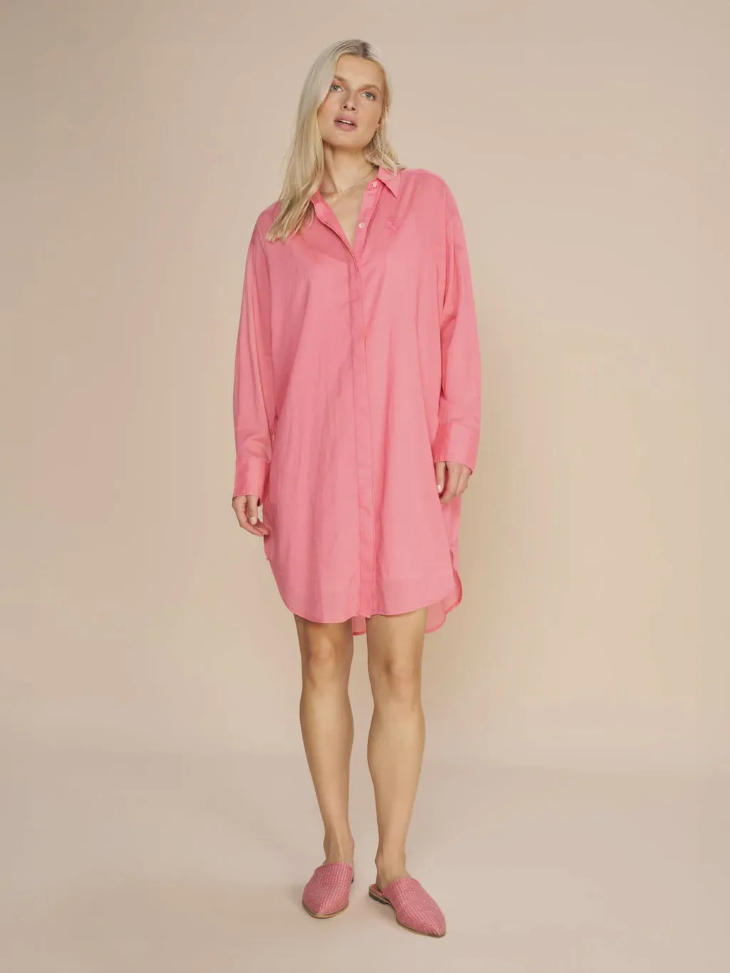 Rosie Voile Shirt Dress
