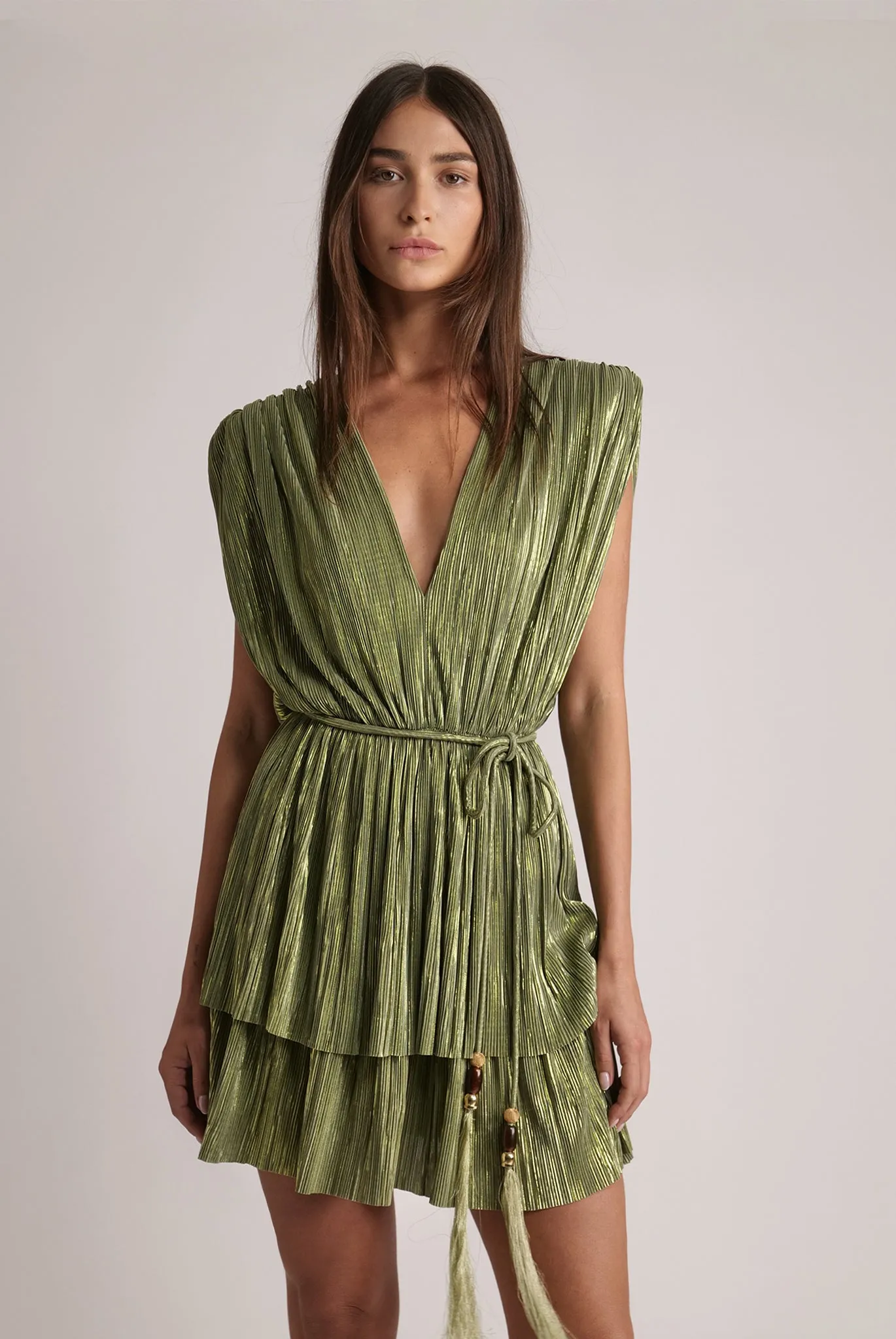SABINA MUSAYEV Dalit Dress - Olive Green
