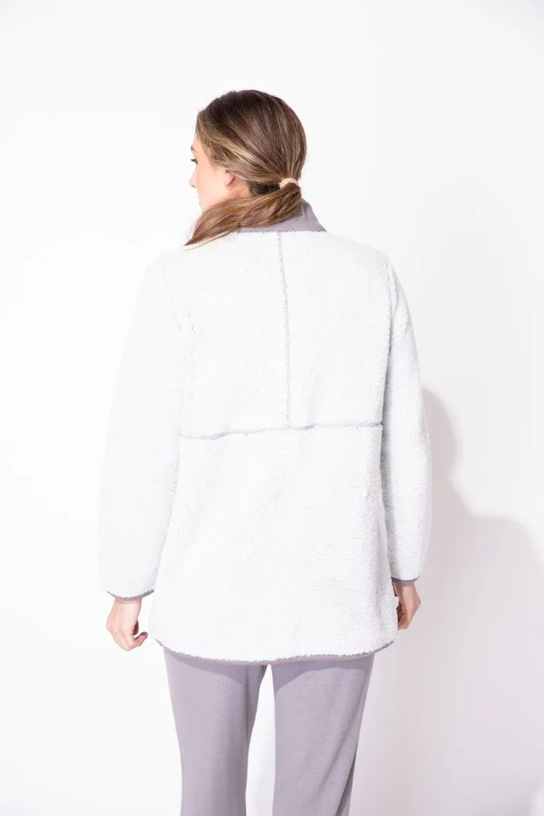 Sherpa Snap Jacket in Ivory by Escape