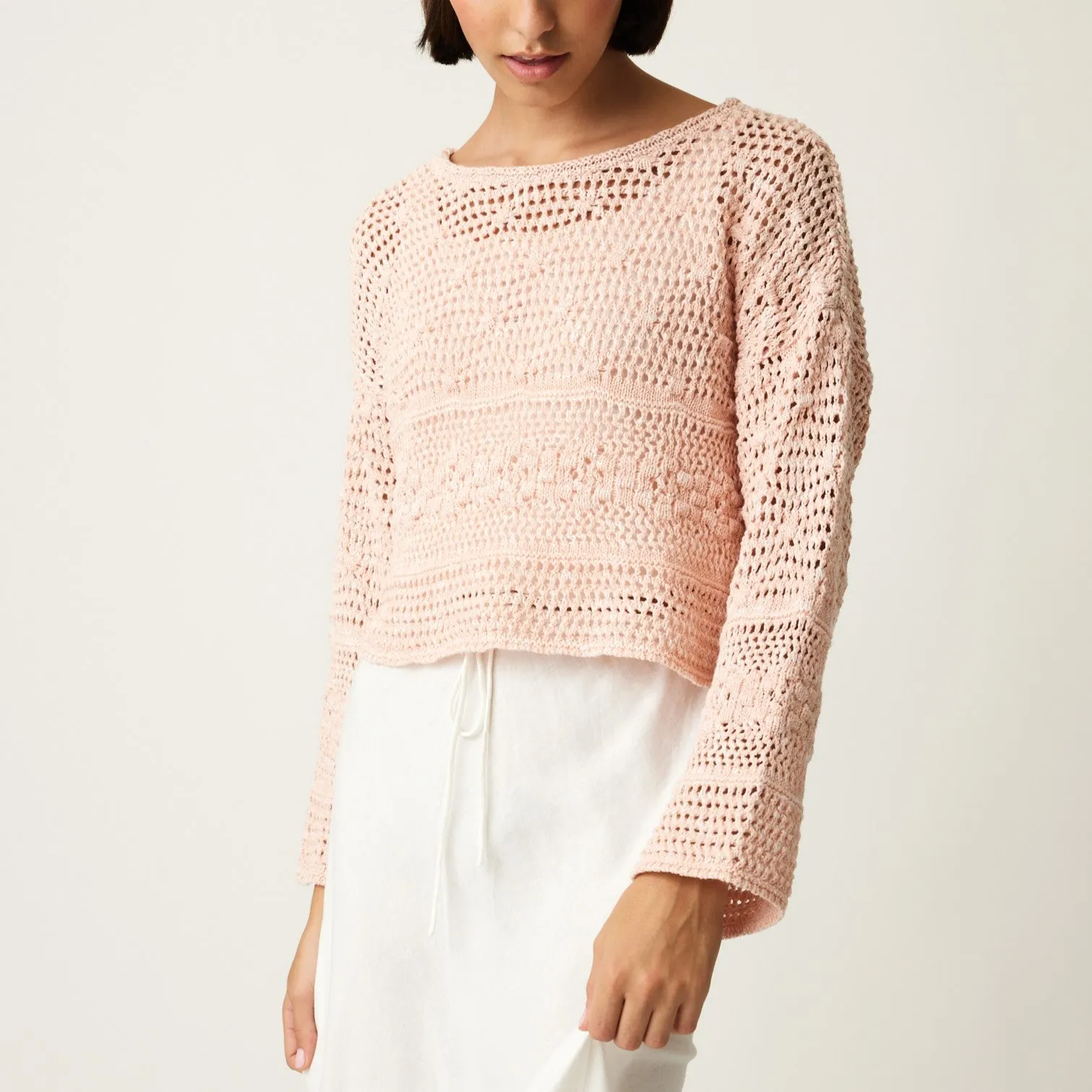 Shorty Eco Knit - Blush Tweed