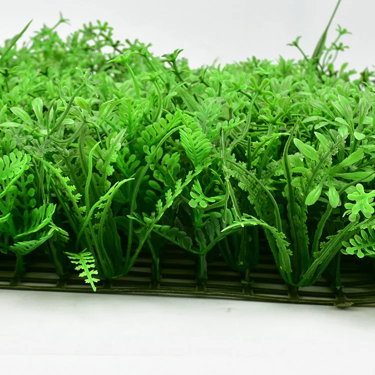 Simulation Wufu Lawn Wall Decorative Plant Fake Lawn Encryption Plastic Wall Lawn Field Greening