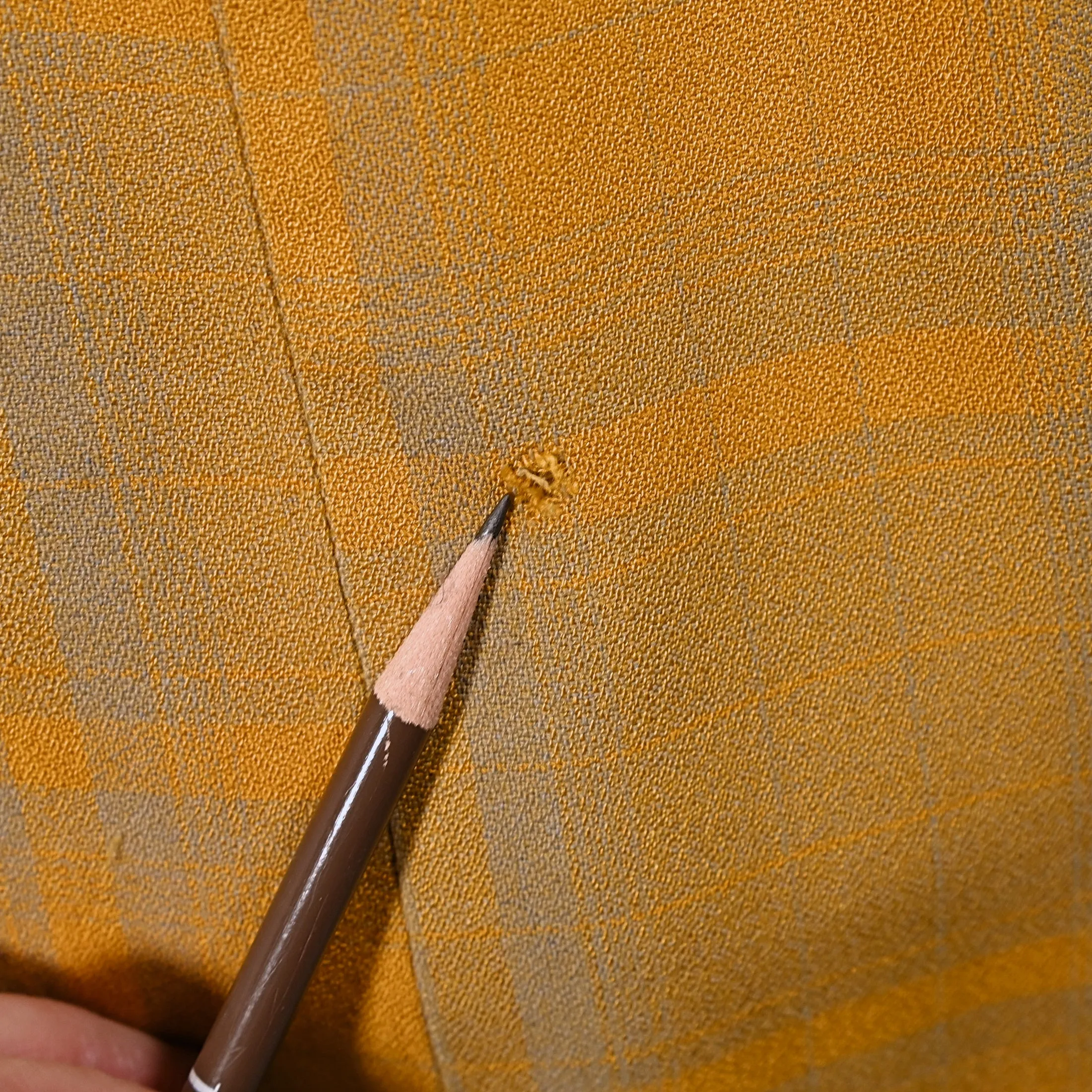 SOLD 1950s Mens Rockabilly Shadow Plaid Shirt, Capri L