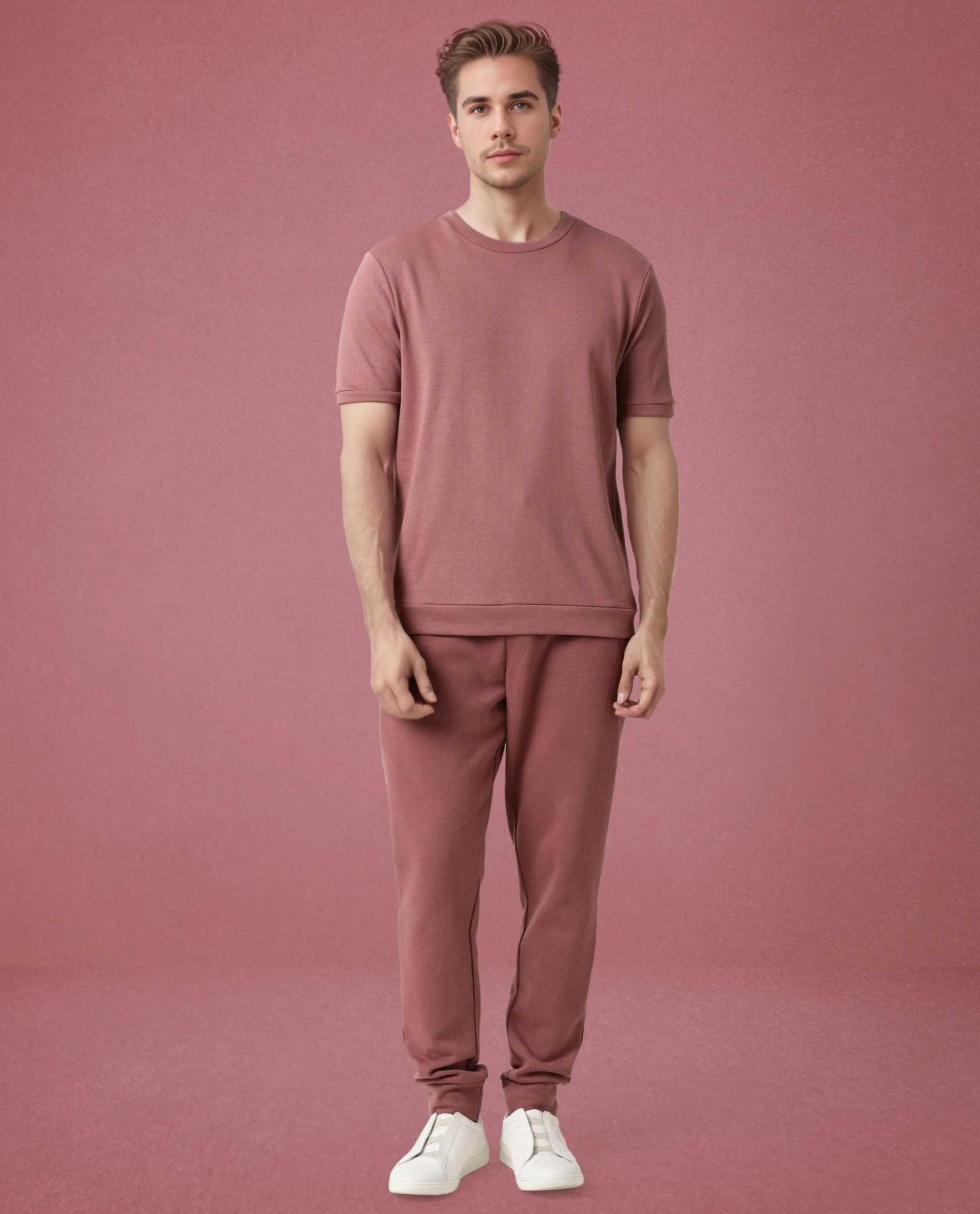 Sweat Tee Clay Pink Men