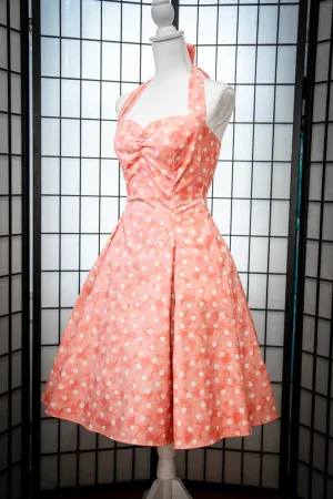Sweetie Dress - Watercolor Dot, Coral