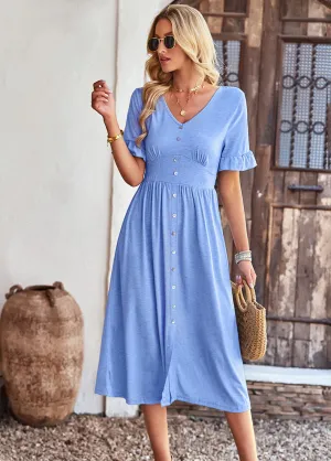 TastyHottie - Trendy Button Up Slip Dress