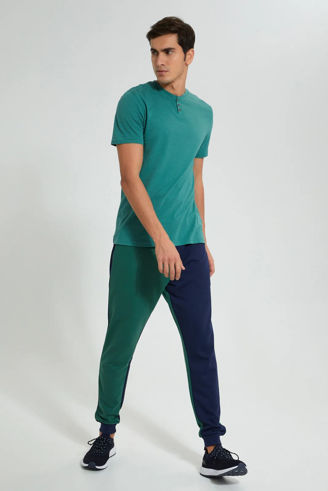 Teal Henley T-Shirt