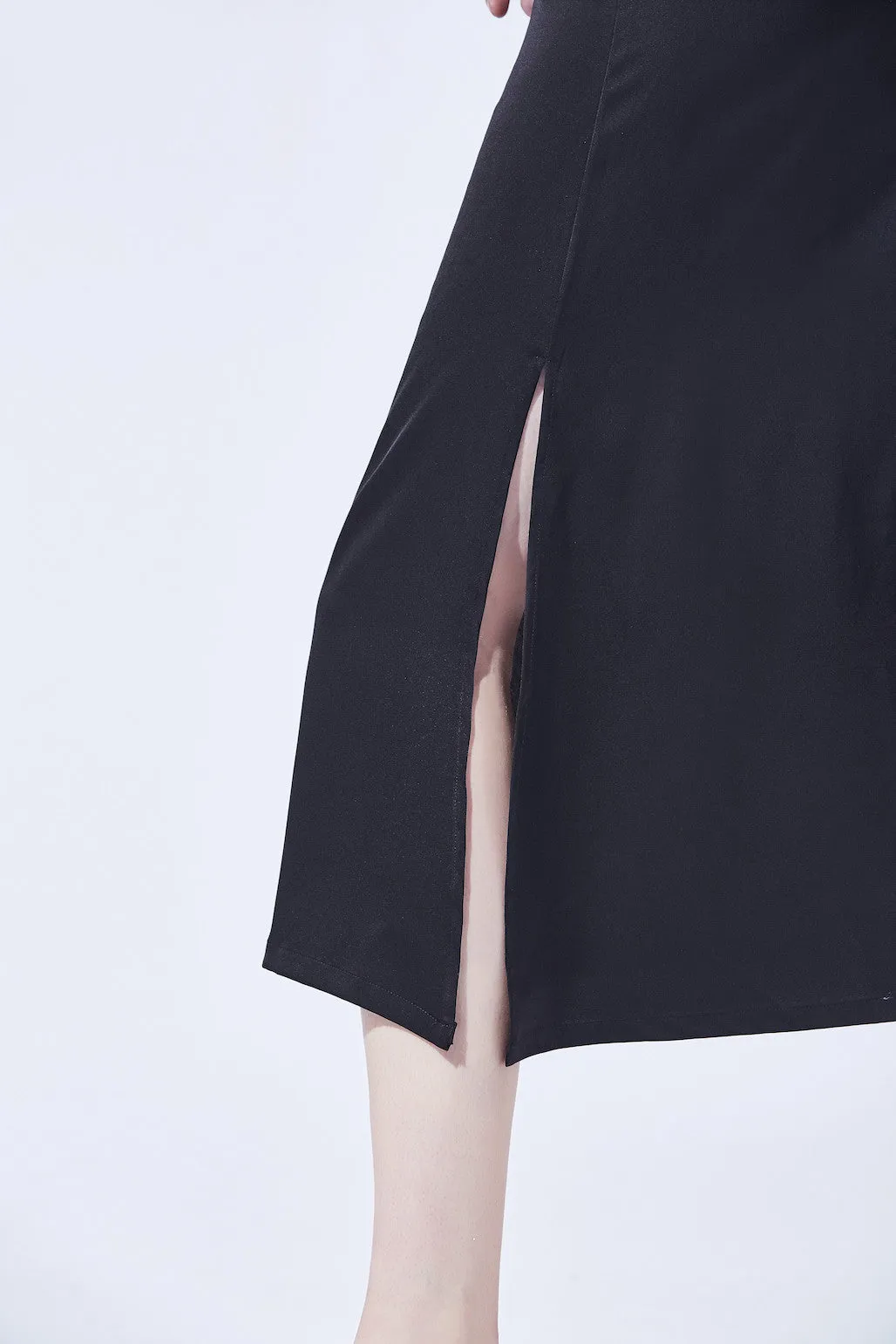 Teresa Slip Dress - Black