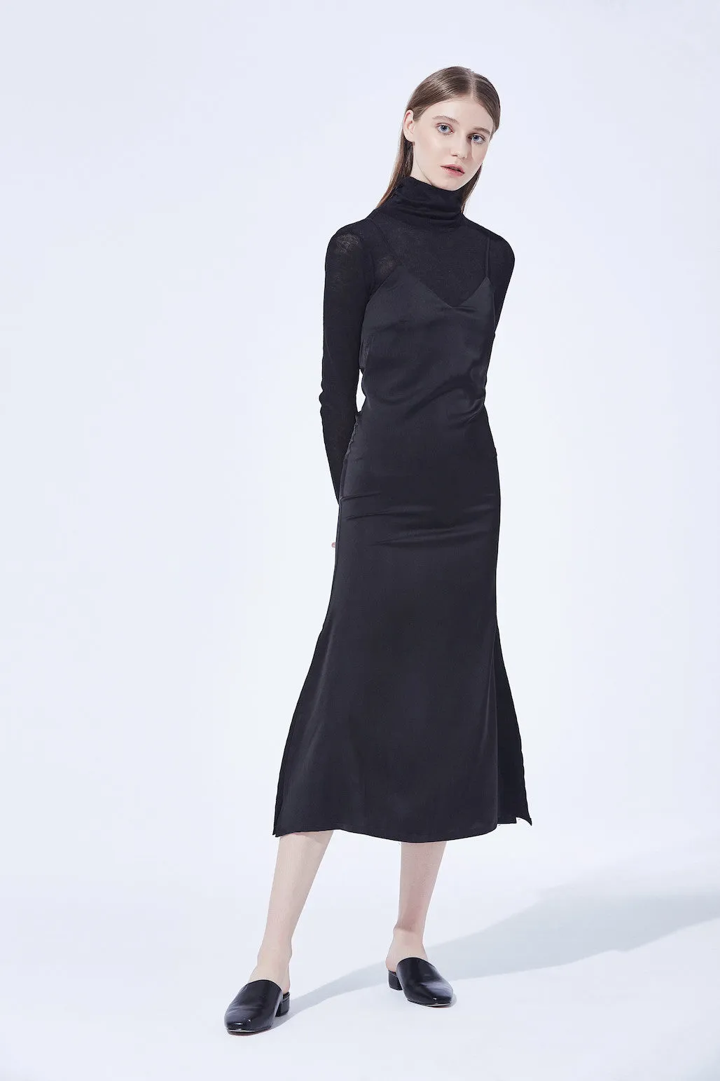 Teresa Slip Dress - Black