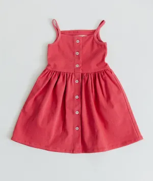 The Heather Dress in Rosy Red