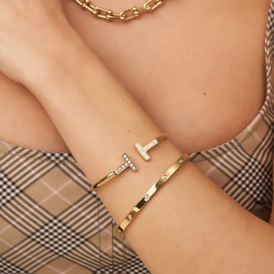 Timeless Armreif Set 14K Vergoldet