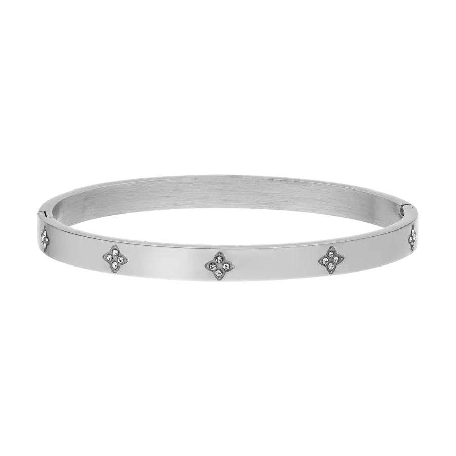 Timeless Pave Leaf Armreif 18K Vergoldet