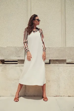 V STRAPPY SLIP DRESS