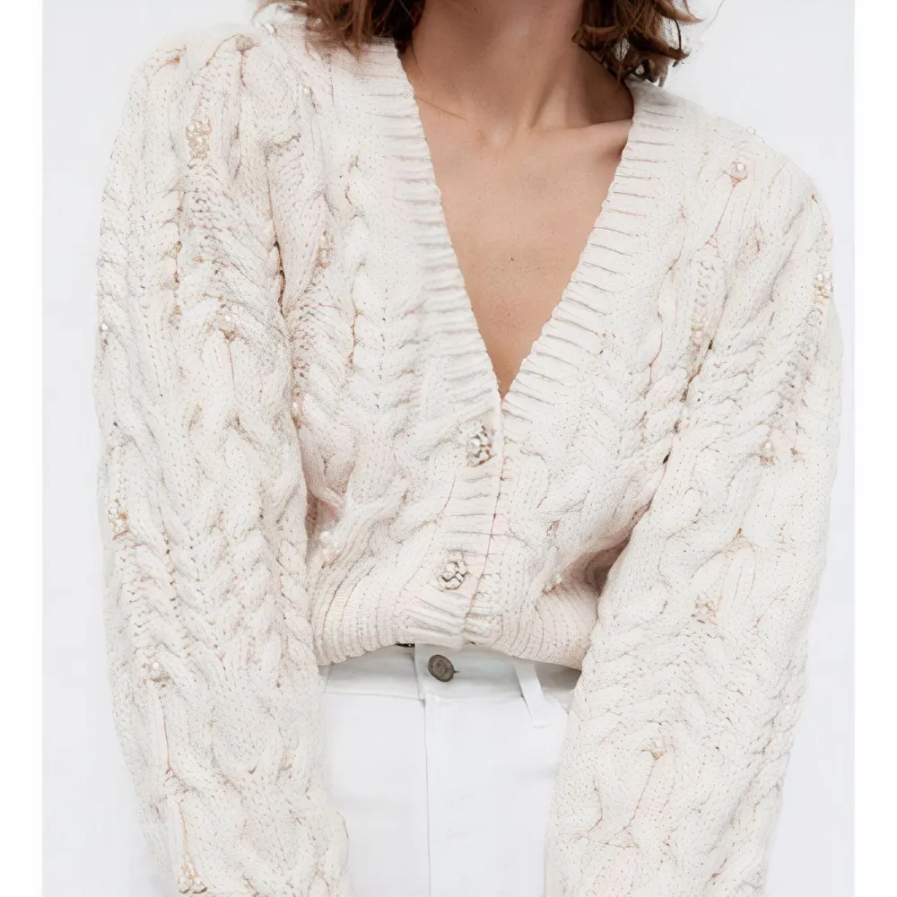 Vintage V-Neck Cardigan Sweater
