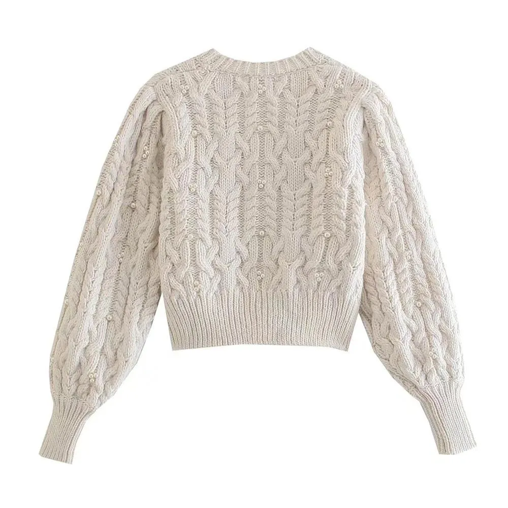Vintage V-Neck Cardigan Sweater