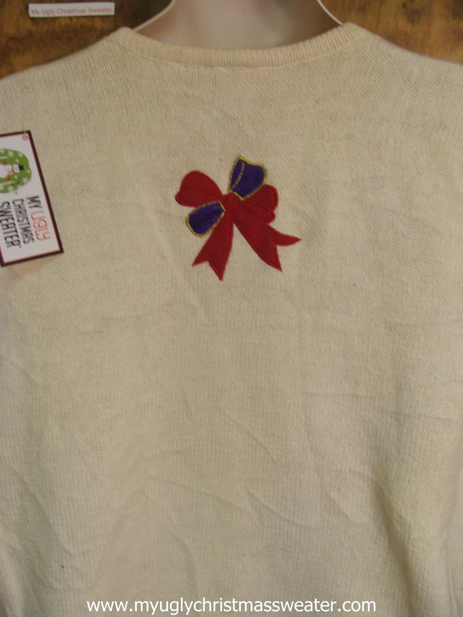White Cute Christmas Sweater Vest