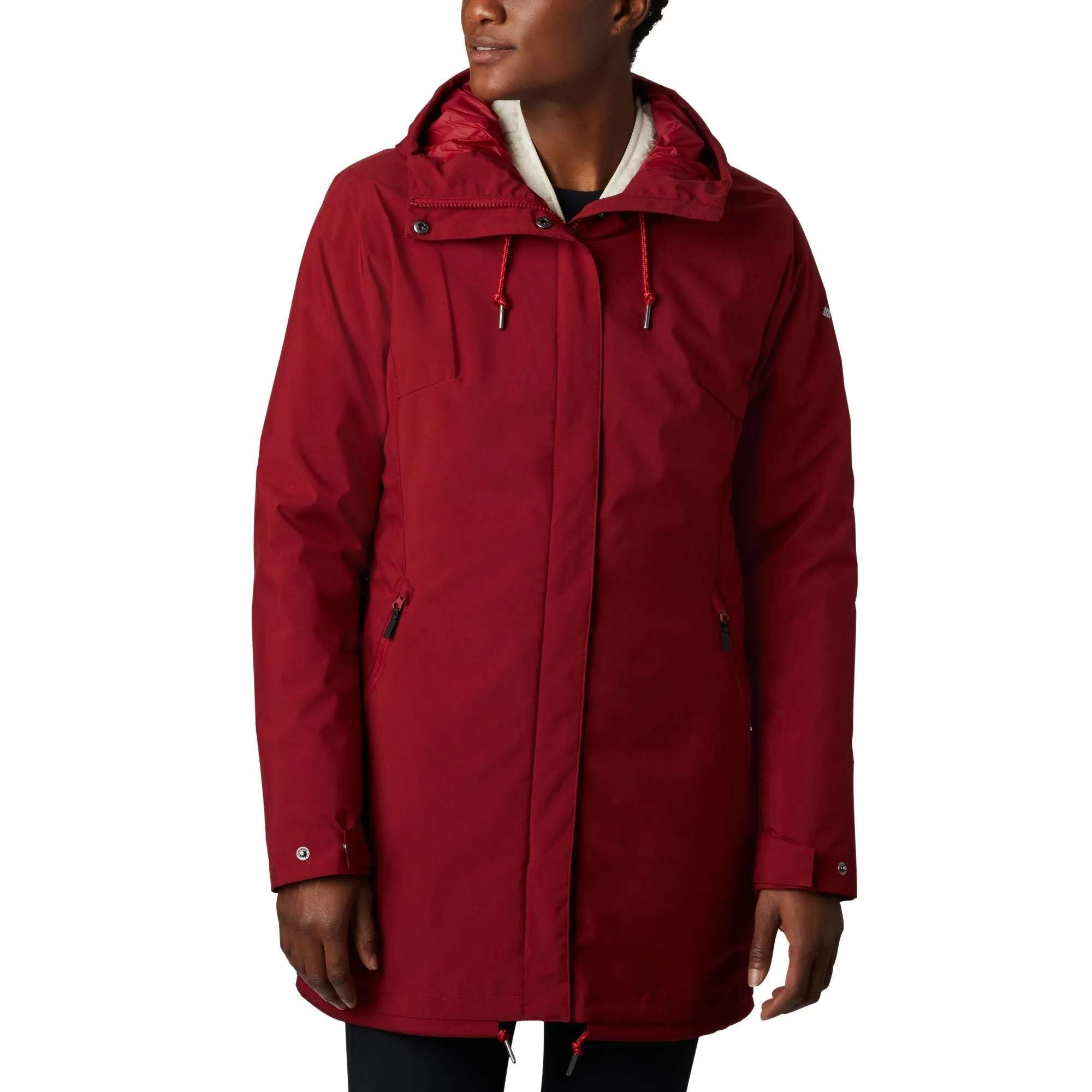 Women Here And There Interchange Jacket - Beet