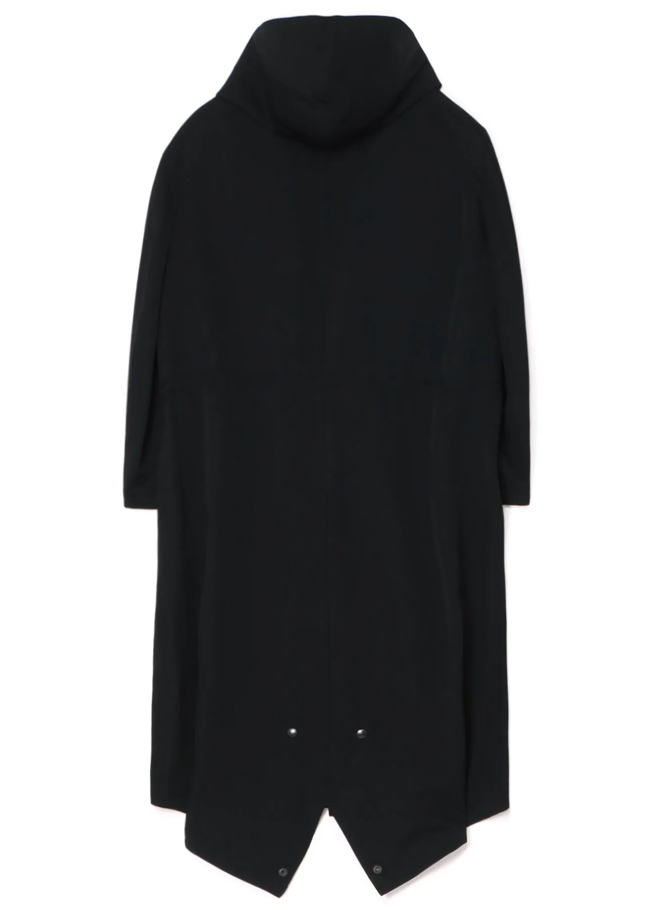 WOOL GABARDINE HOOD PEAK MODS COAT