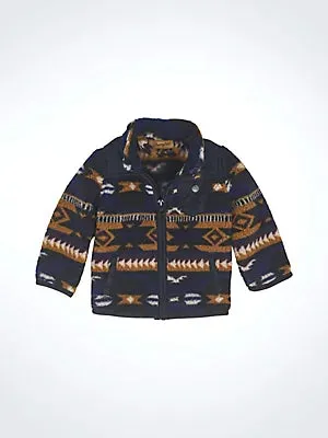 Wrangler Little Boy's Zip Front Lightweight Ripstop Sherpa Jacket