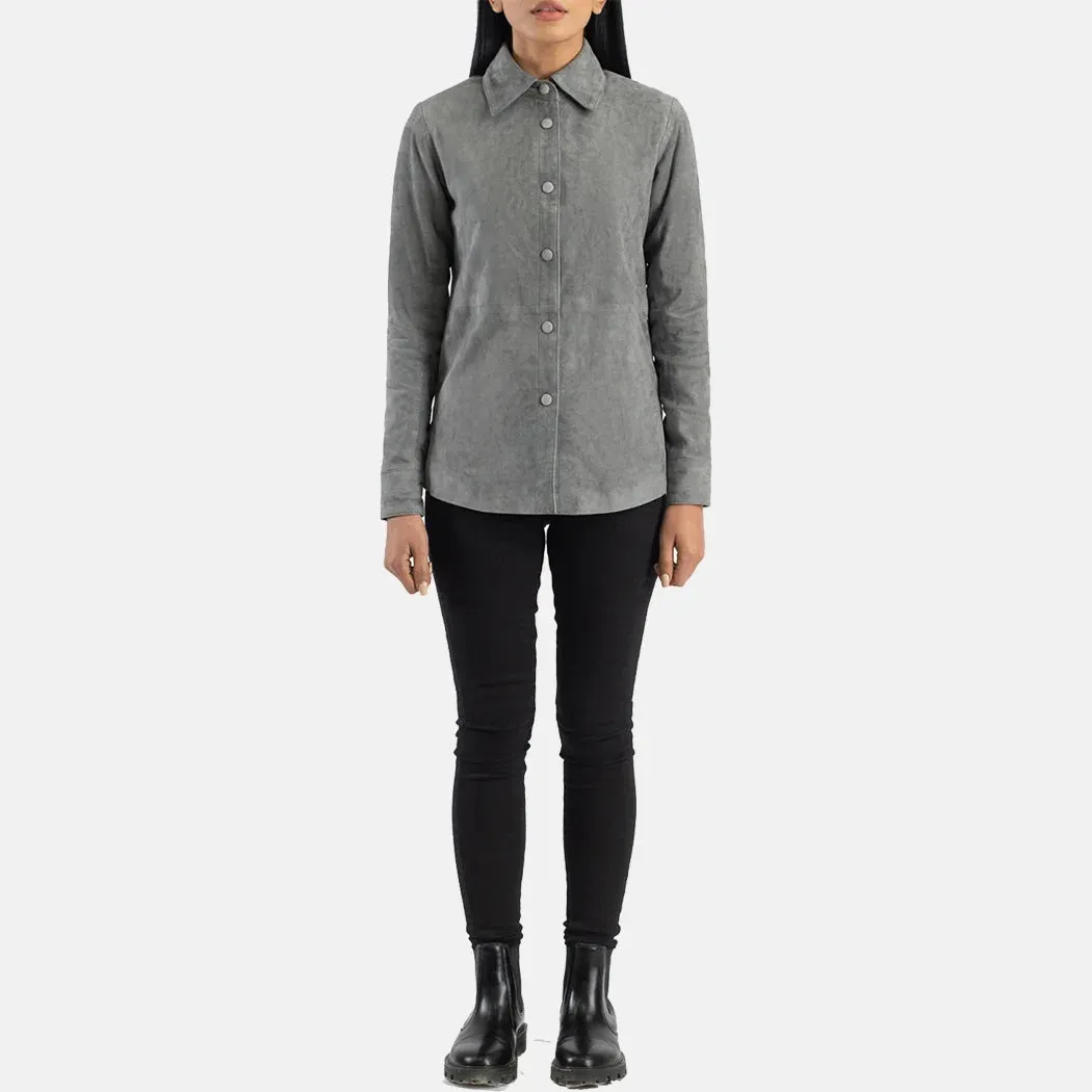 Zenith Leather Shirt Jacket