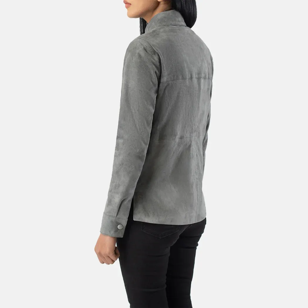 Zenith Leather Shirt Jacket