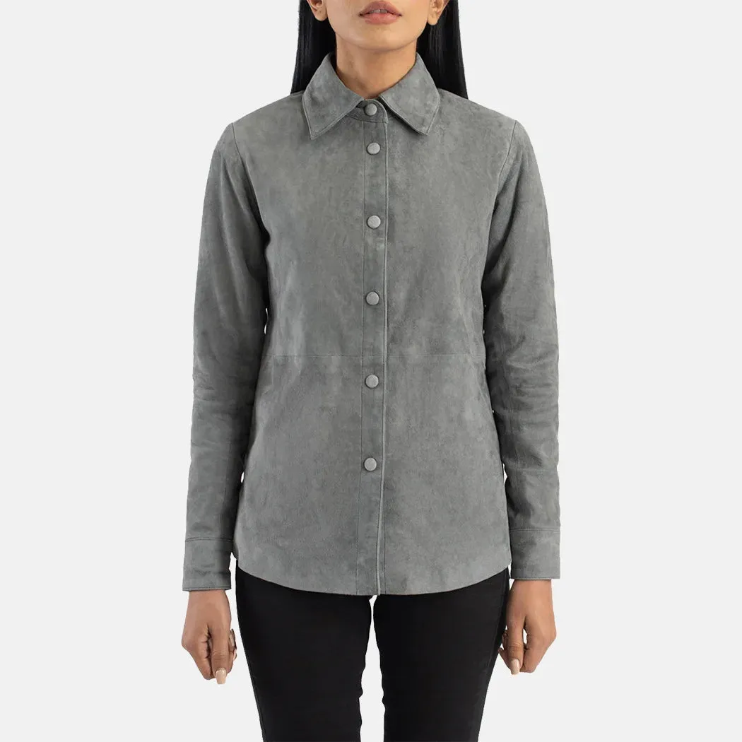 Zenith Leather Shirt Jacket