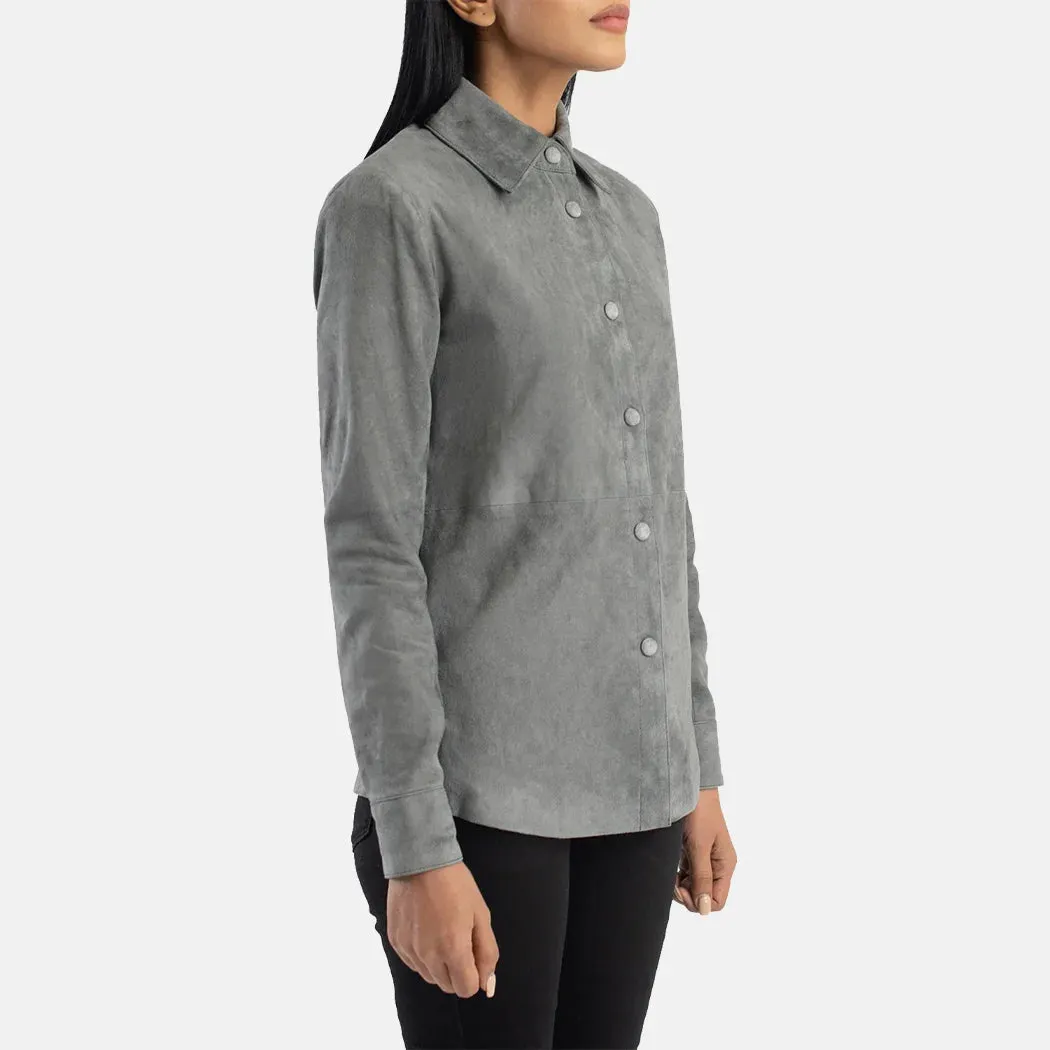 Zenith Leather Shirt Jacket