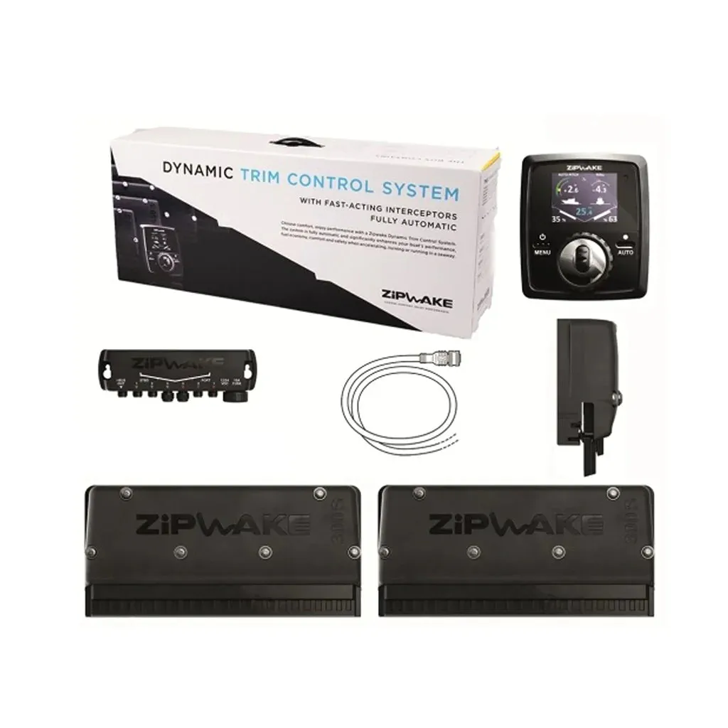 Zipwake KB450-S, 450mm Auto Trim Control System including display